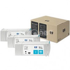 Cartus cerneala HP 83 UV Cyan Ink Cartridges 3-pack, 680 ml - C5073A